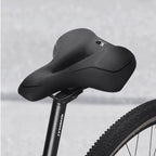 Selle de vélo confort à amortisseurs en gel, trois tailles, noir