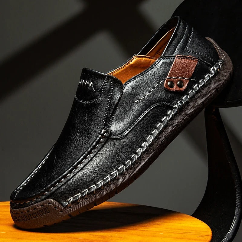 Chaussures orthopédiques homme à enfiler, huit coloris, 38 au 46, noir