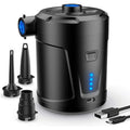 Gonfleur électrique sans fil rechargeable USB, trois embouts