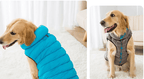Manteau pour chien réversible et imperméable, doublure polaire