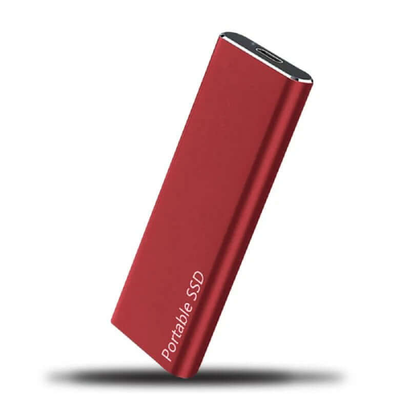 Disque externe USB-C 256 Go, compact, quatre coloris, rouge