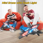 Avion télécommandé lumineux pour enfant dès 6 ans, mousse EPP