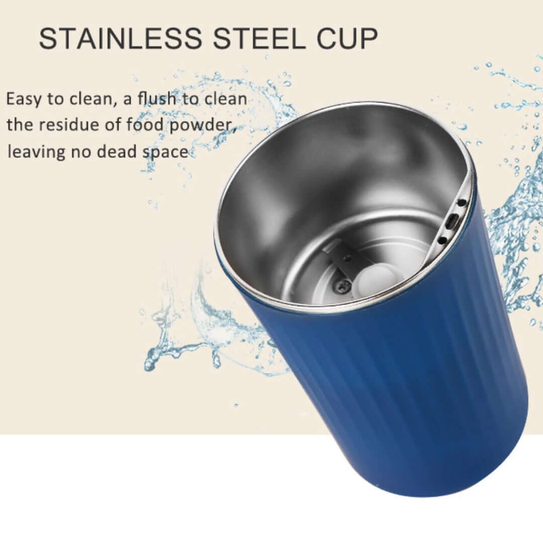 Moulin électrique compact pour café et épices, lames acier