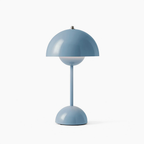 Lampe de table LED sans fil, intensité variable, huit coloris, bleu clair