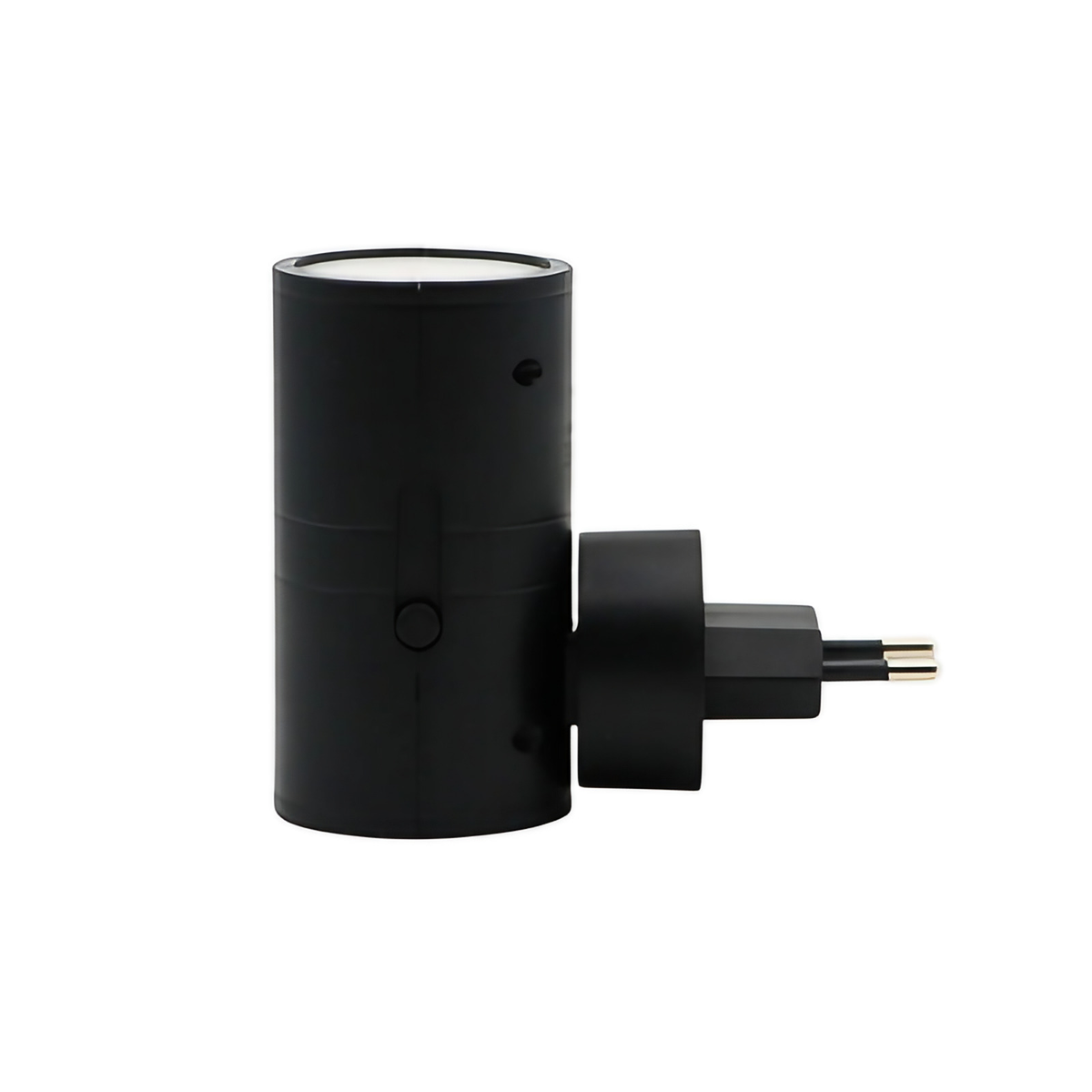 Applique LED à brancher sur prise, capteur jour et nuit, 3000K, noir