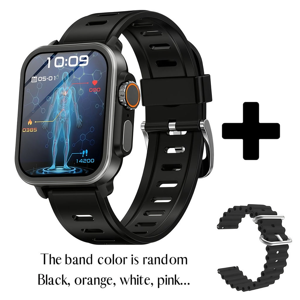 Montre connectée étanche unisexe, appels Bluetooth et modes sportifs
