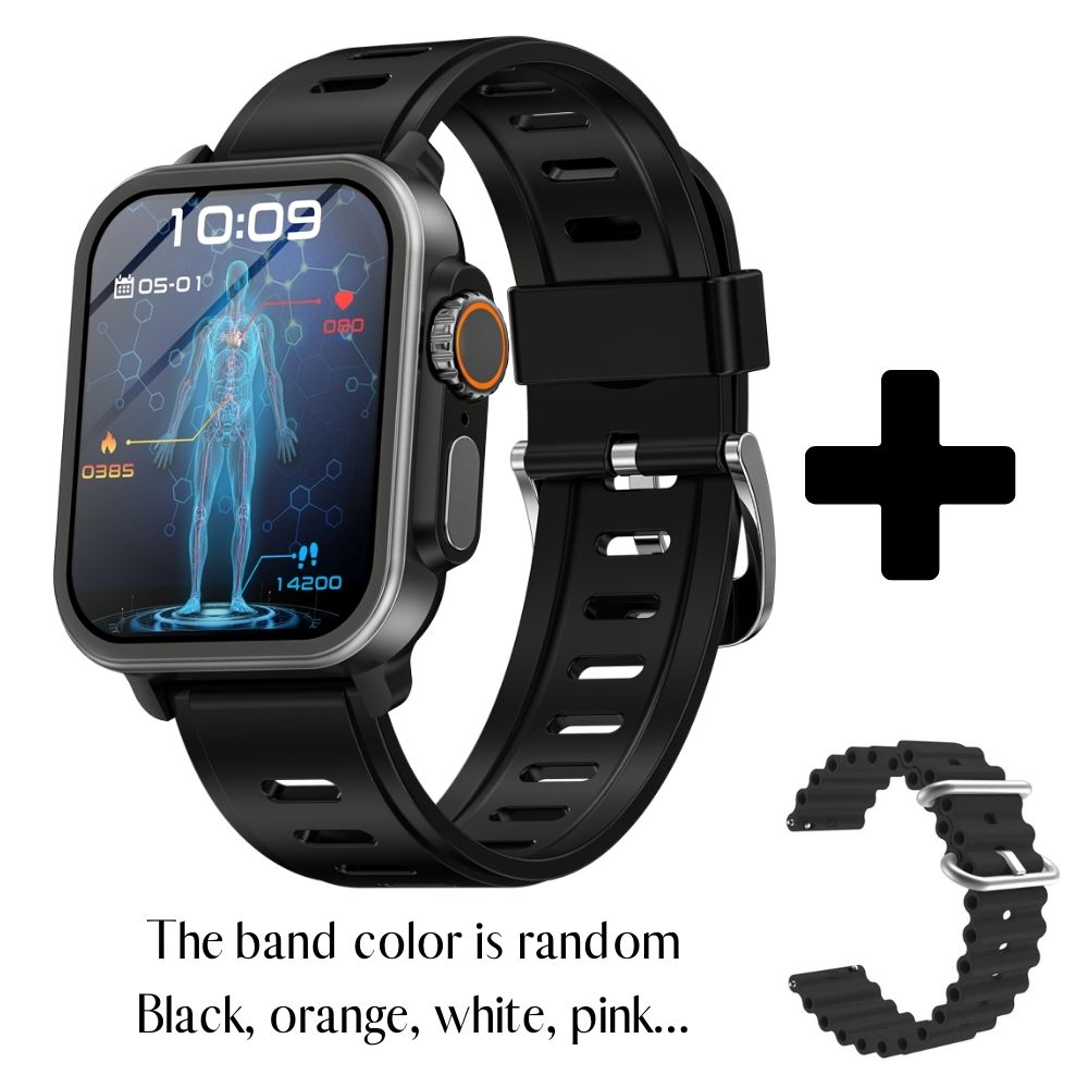 Montre connectée étanche unisexe, appels Bluetooth et modes sportifs
