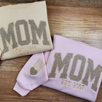 Sweat maman personnalisé, prénoms brodés sur la manche