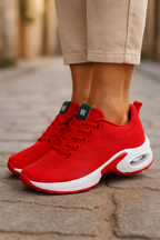Baskets orthopédiques unisexes à enfiler, six coloris, rouge