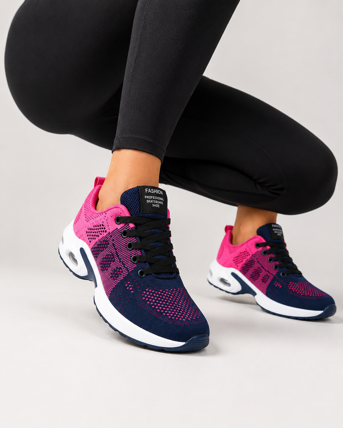 Chaussures orthopédiques femme pour la marche, semelle amortissante