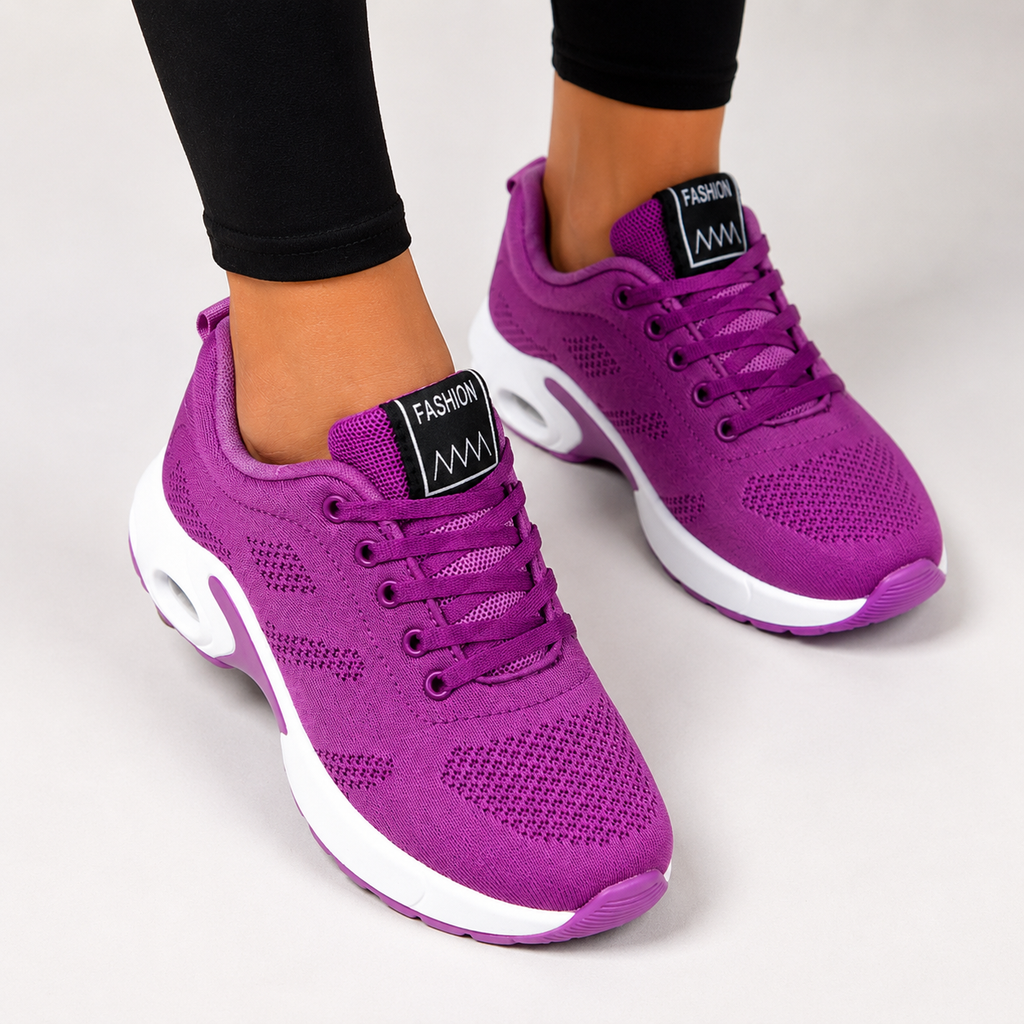 Chaussures orthopédiques femme pour la marche, semelle amortissante