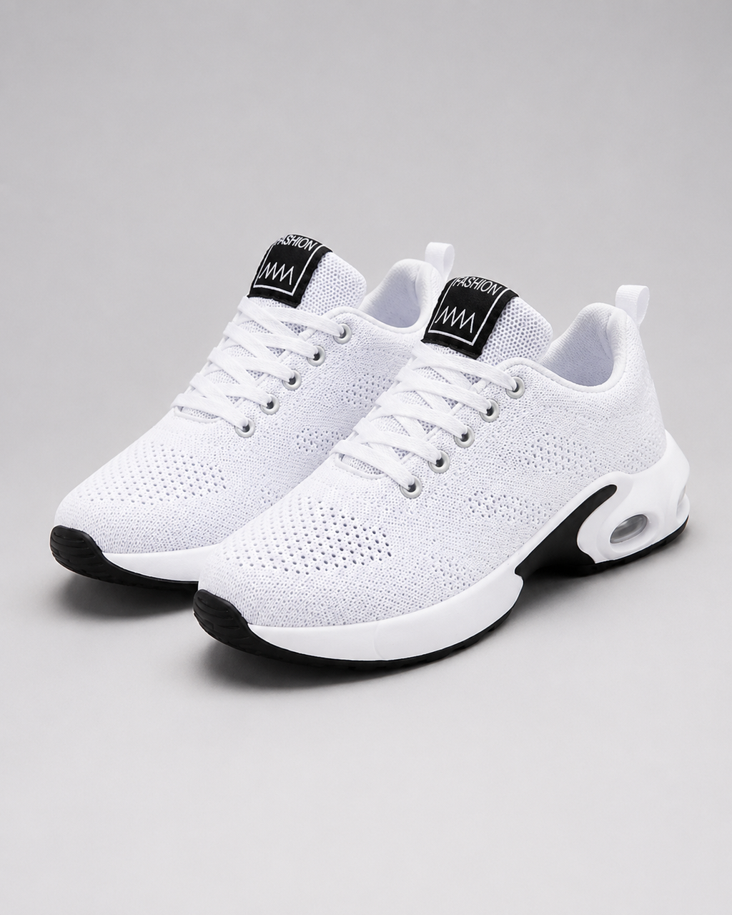 Chaussures orthopédiques femme pour la marche, semelle amortissante, blanc