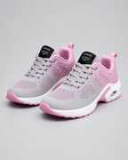 Chaussures orthopédiques femme pour la marche, semelle amortissante, gris