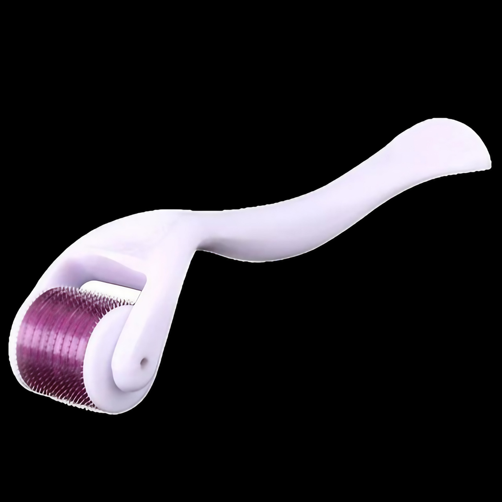 Rouleau à 540 micro-aiguilles pour crâne et barbe, blanc