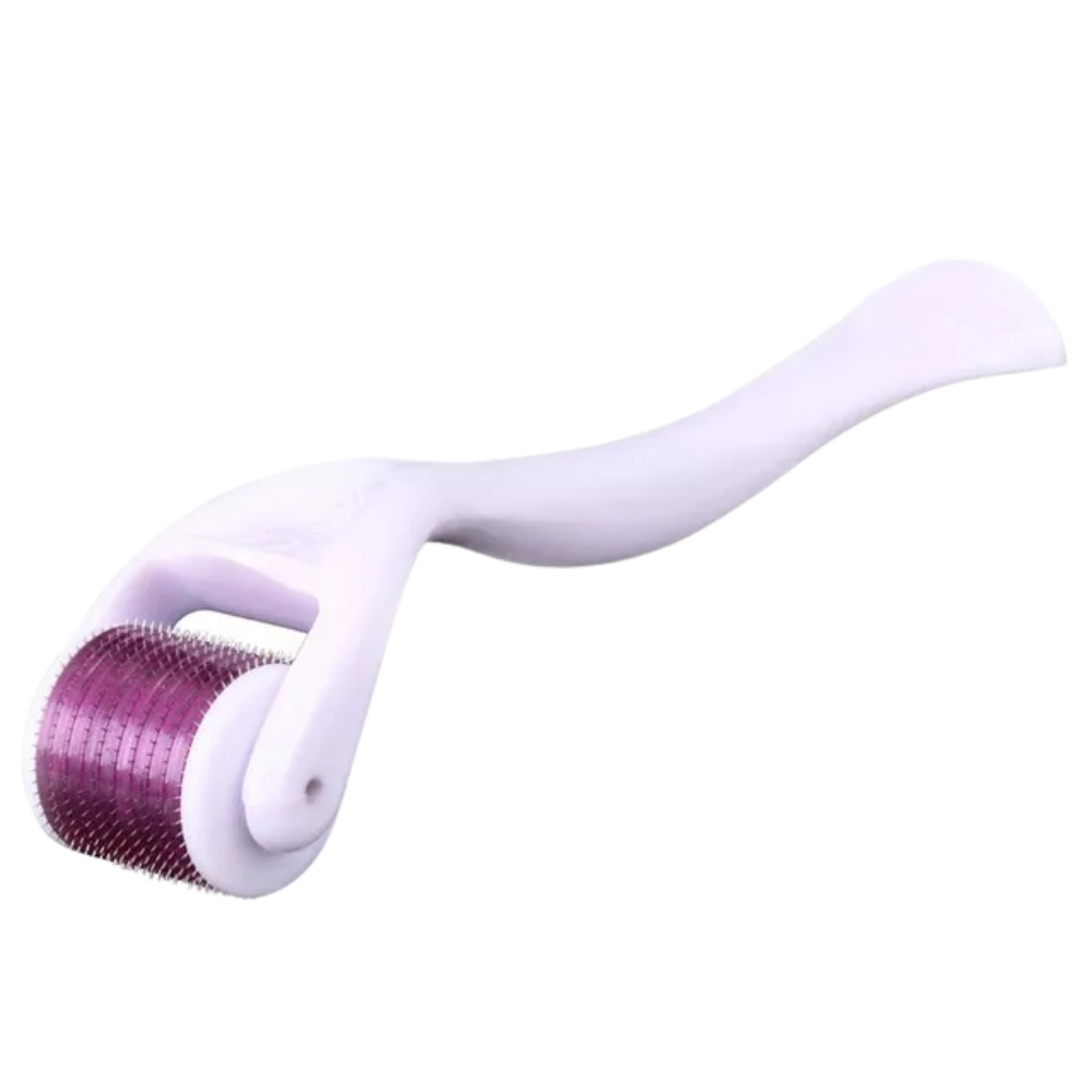 Rouleau à 540 micro-aiguilles pour crâne et barbe, blanc