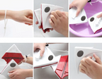 Lave-vitre magnétique double face, réservoir à savon intégré