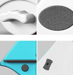 Lave-vitre magnétique double face, réservoir à savon intégré