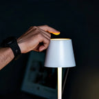 Lampe sans fil rechargeable tactile, 38,1 cm, blanc chaud