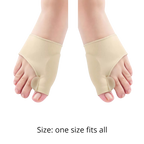 Protège-orteil en gel de silicone, coloris beige