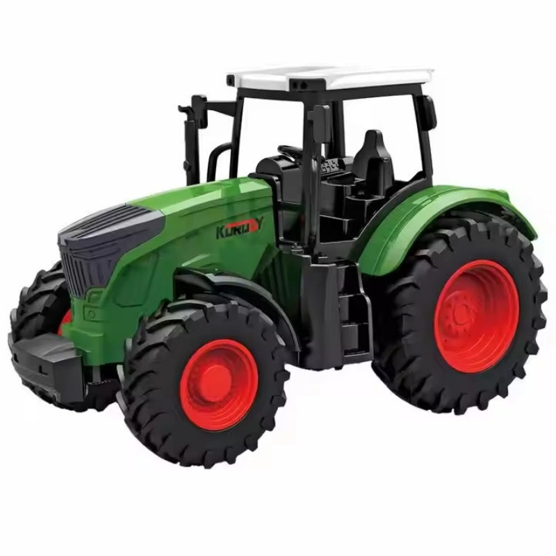Tracteur télécommandé enfant avec remorque, jouet de ferme