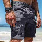 Short cargo homme léger à poches, quatre coloris, S au 3XL, gris