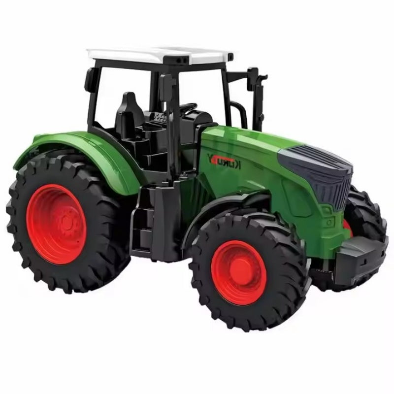 Tracteur télécommandé enfant avec remorque, jouet de ferme