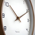 Horloge murale ronde en bois, style scandinave, 25 ou 30 cm