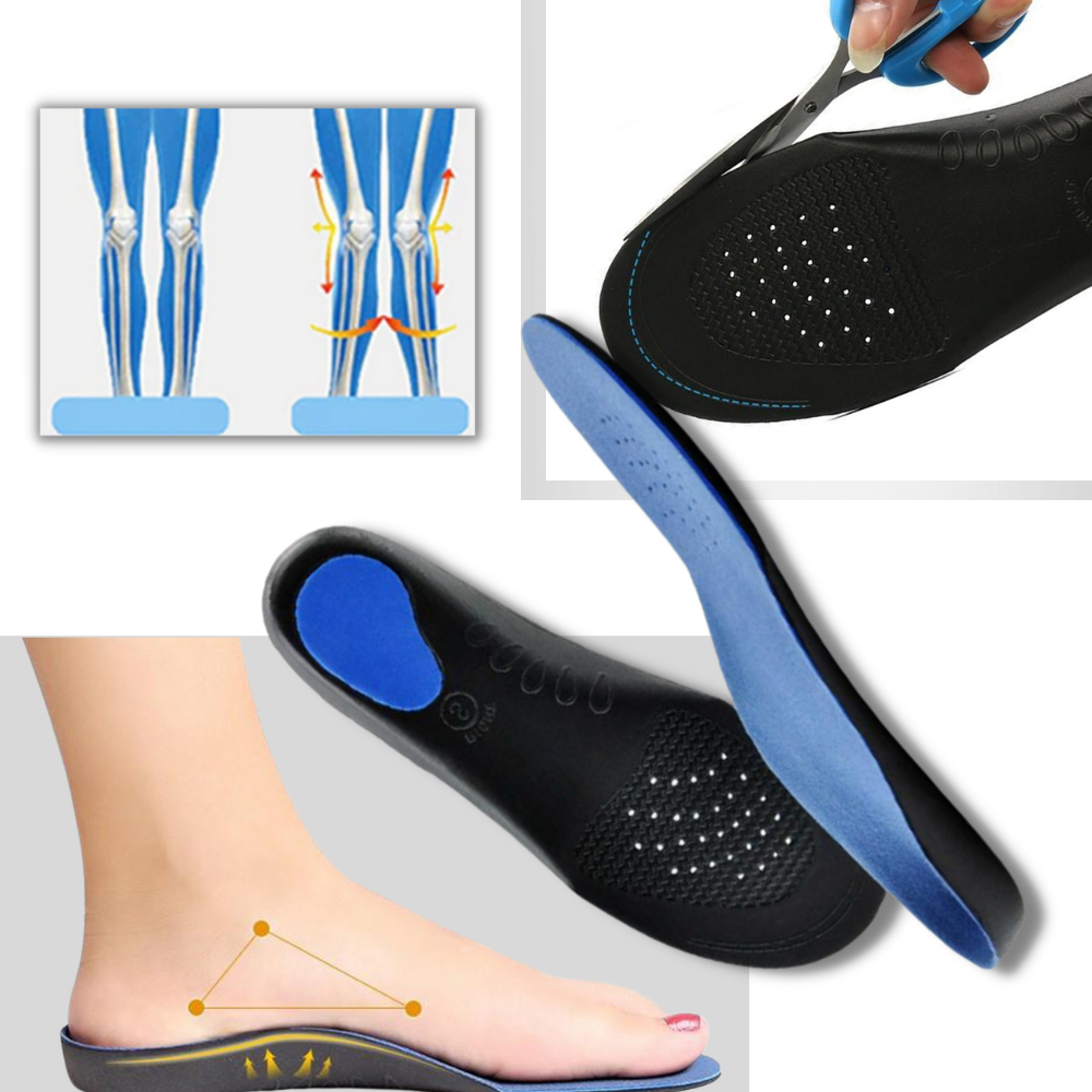 Semelles orthopédiques en EVA, soutien de voûte, du XS au XL