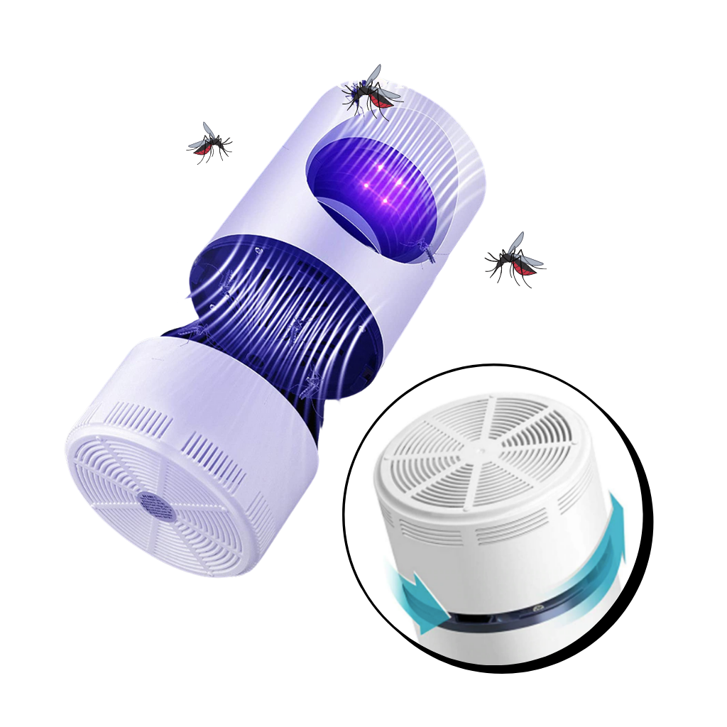 Lampe anti-moustique UV à aspiration, alimentation USB
