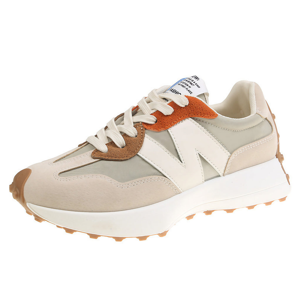 Baskets femme à semelle intérieure matelassée, kaki, vert ou noir, kaki