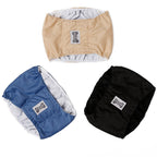 Couche pour chien mâle réglable, trois coloris, du XS au XXL