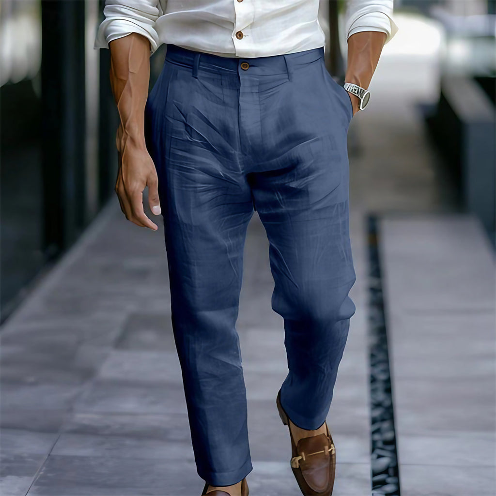 Pantalon homme, sept coloris, du S au 3XL, bleu