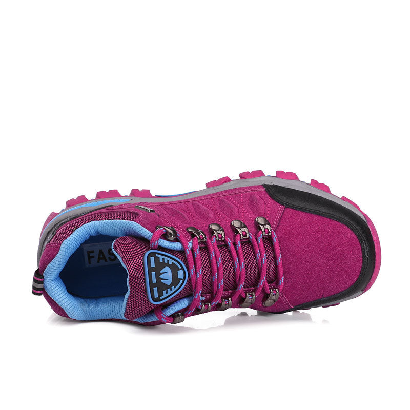 Chaussures de randonnée femme imperméables, semelle crantée
