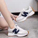 Baskets femme chic à lacets, six coloris, du 35 au 40, bleu