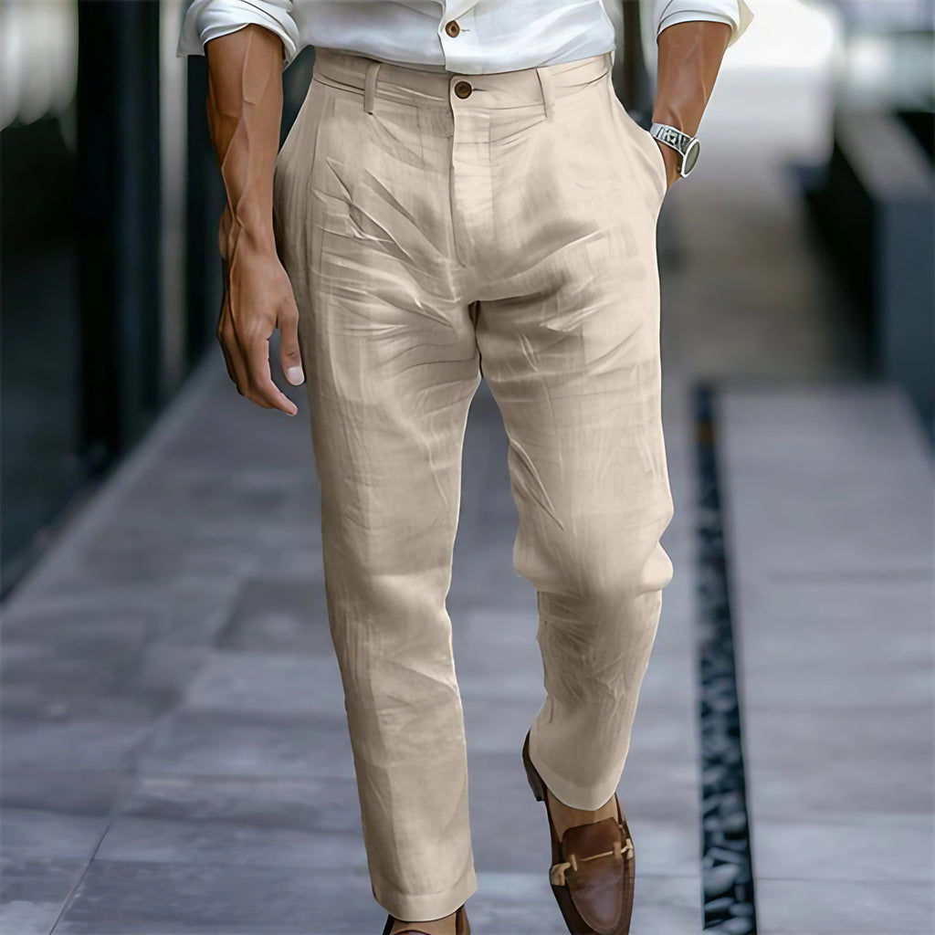 Pantalon homme, sept coloris, du S au 3XL, beige