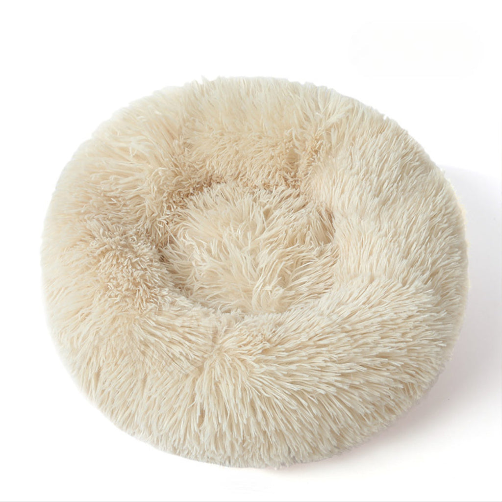 Coussin rond moelleux pour chien, de 40 à 100 cm