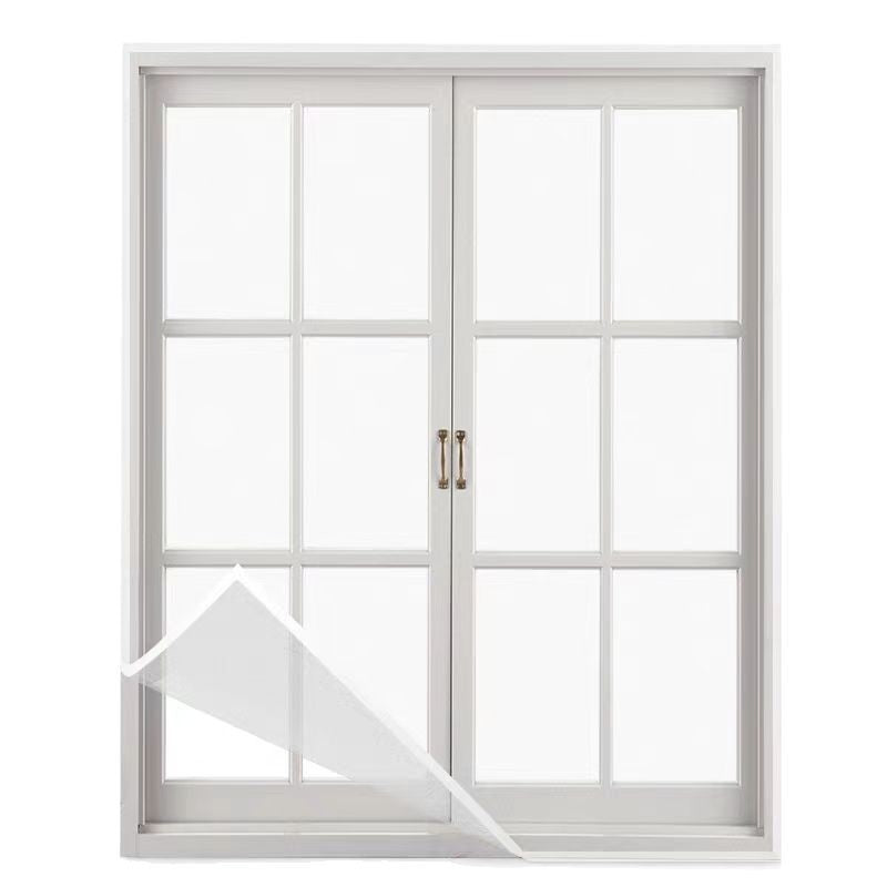Moustiquaire magnétique pour fenêtre, 90 x 110 cm à découper, cadre blanc