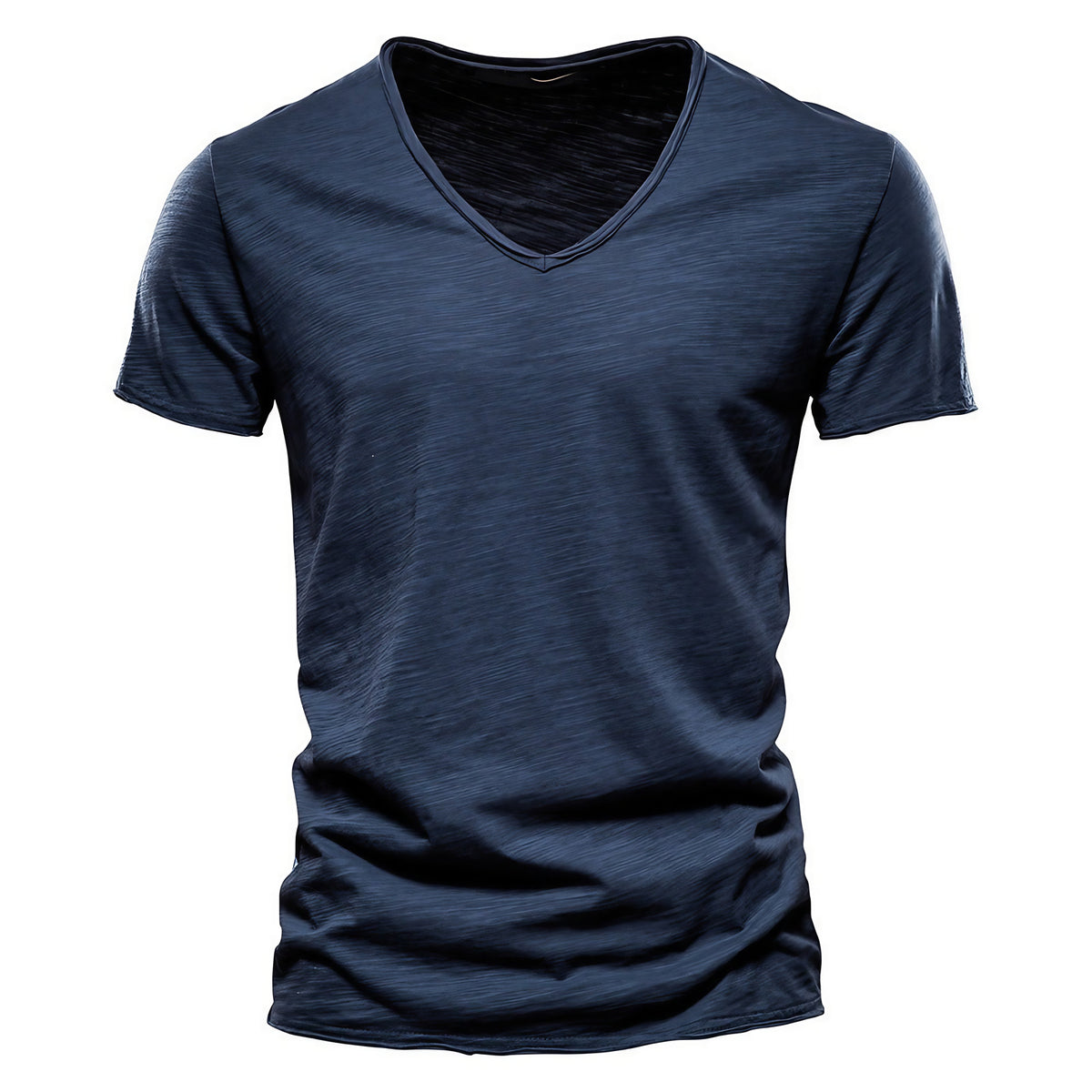 T-shirt col V homme, neuf coloris, du S au 2XL, bleu