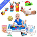 Tapis d'éveil à eau pour bébé avec jouets flottants, dès la naissance
