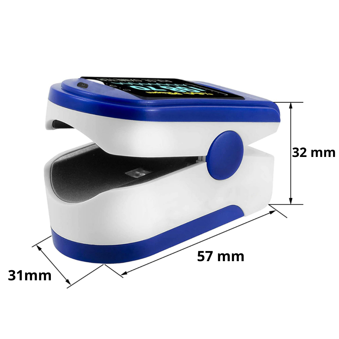 Oxymètre de pouls de doigt à écran LED, format de poche