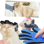 Gant de toilettage pour chien et chat, cinq doigts à picots