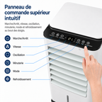 Rafraîchisseur d'air évaporatif à réservoir de 5 litres, 60 W