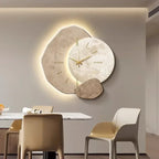 Horloge murale en bois silencieuse, 30 x 30 cm