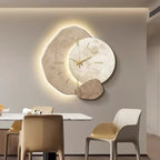 Horloge murale en bois silencieuse, 30 x 30 cm