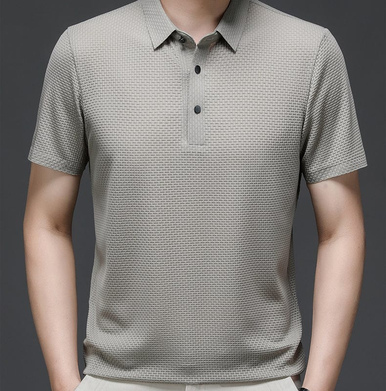 Polo homme style italien, maille texturée, six coloris