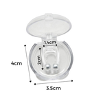 Clip nasal magnétique en silicone, avec boîte de rangement