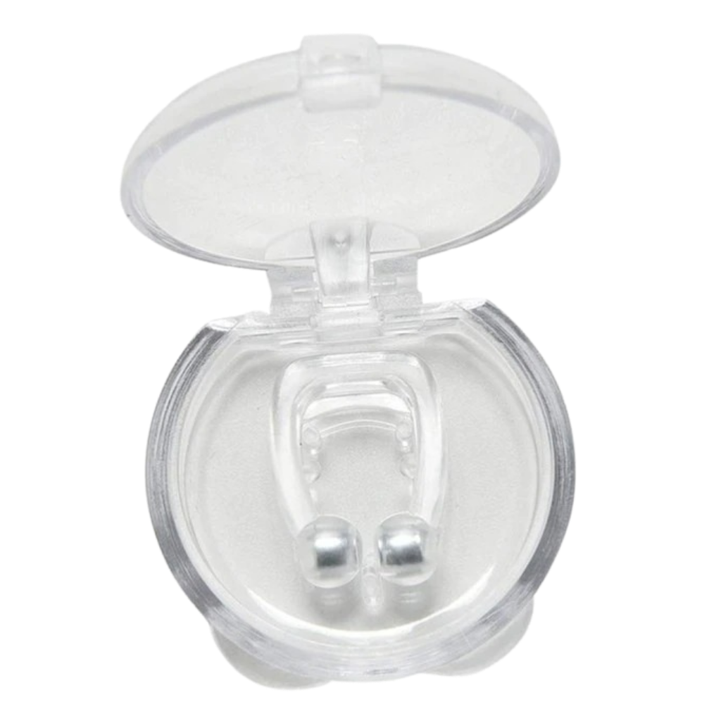 Clip nasal magnétique en silicone, avec boîte de rangement
