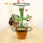 Cactus en peluche qui danse, chante et répète les voix