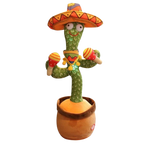 Cactus en peluche qui danse, chante et répète les voix