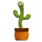 Cactus en peluche qui danse, chante et répète les voix